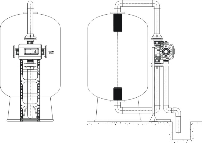 GL50 control valve installation